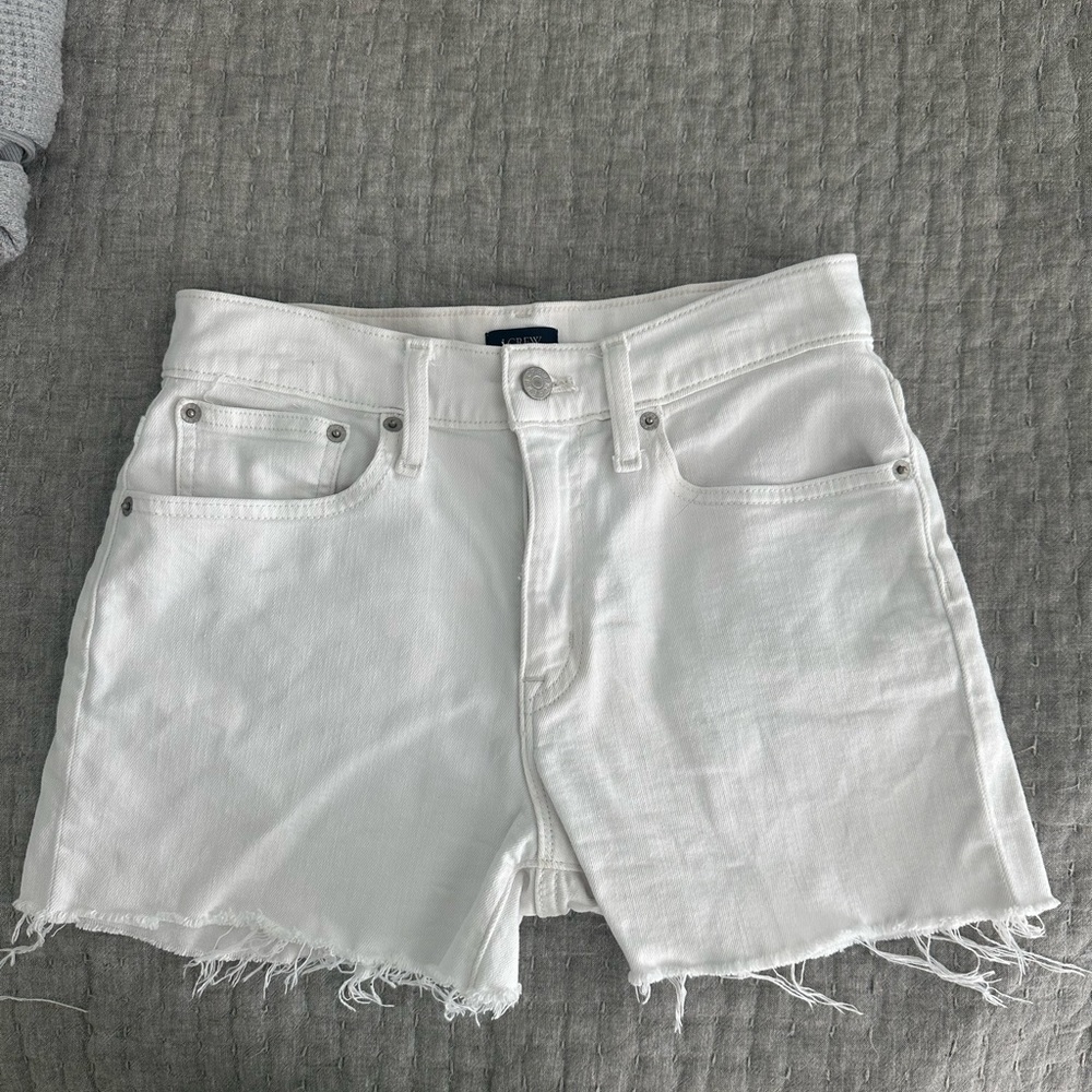 Women’s J Crew Highwaisted Raw hem shorts